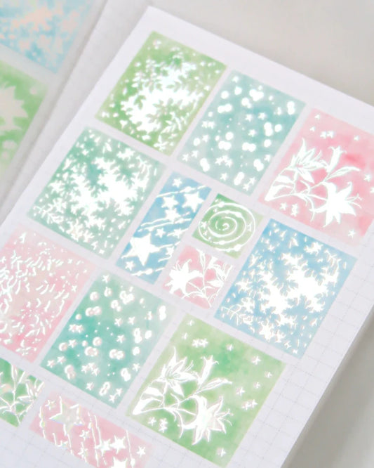 [Pearly Button] Face of Light Kiss Cut Tape