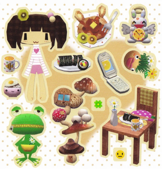 [Jal Ja] Home Address: Peaceful as Always, Feeling Good When Rolling Around Sticker Sheet