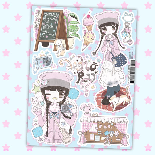 [Heez] Who R U Sticker Sheet
