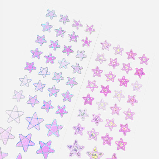 [Seorikkoch] Frost Flower Petit Star Line Seal Sticker (2 styles)