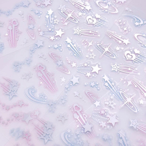 [Pearly Button] Star Dust Sticker Sheet