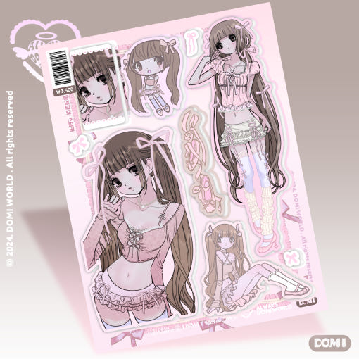 [Domi World] Balletcore Sticker Sheet