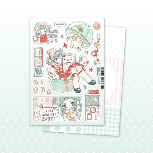 [Chocozy Family] Gachapon Addiction Sticker Sheet