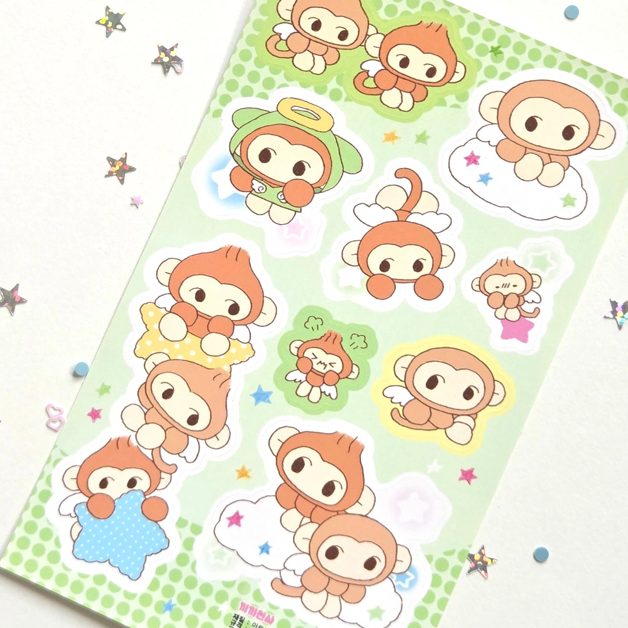 [Catdabang] Monkey Angel Sticker Sheet