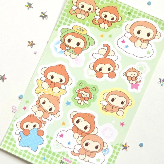 [Catdabang] Monkey Angel Sticker Sheet