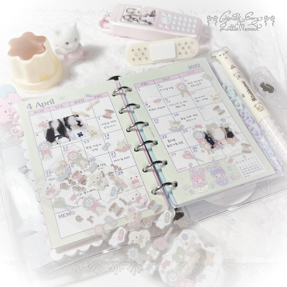 [Cherish 203] Cozy Day Deco Sticker Sheet