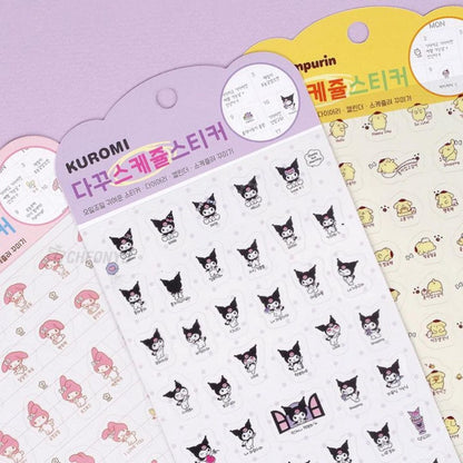 [Sanrio Korea] Schedule Deco Stickers (6 styles)