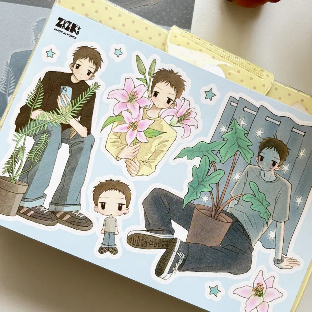 [Zkzk Studio] With Green Sticker Sheet