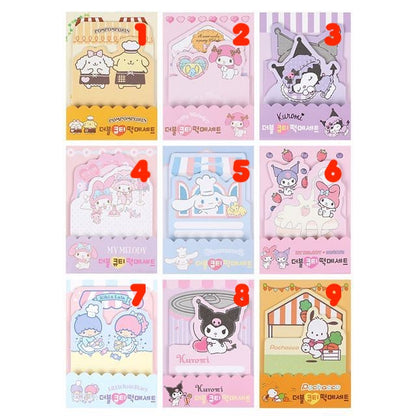 [Sanrio Korea] Double Memo Pad (9 styles)