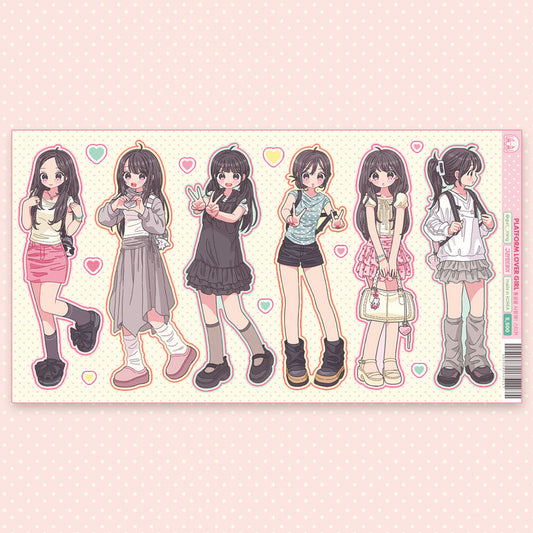 [Guriming] Platform Lover Girl Sticker Sheet
