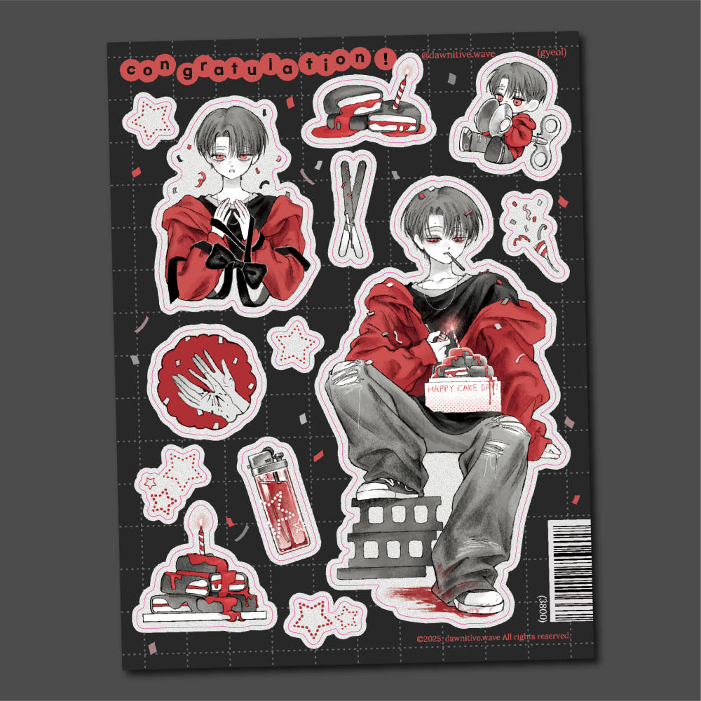 [Gyeol] Congratulation Sticker Sheet