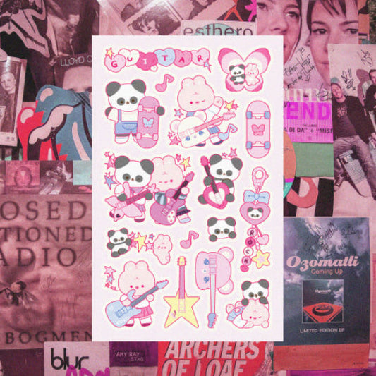 [Pompomroom] Rockstar! Sticker Sheet