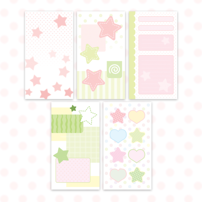 [Moii Ttoi] Stars and Watermelon Sticker Set