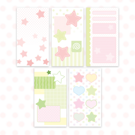 [Moii Ttoi] Stars and Watermelon Sticker Set
