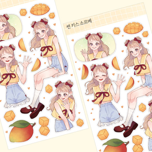 [Bokchee] Sun Kiss Sorbet Sticker Sheet