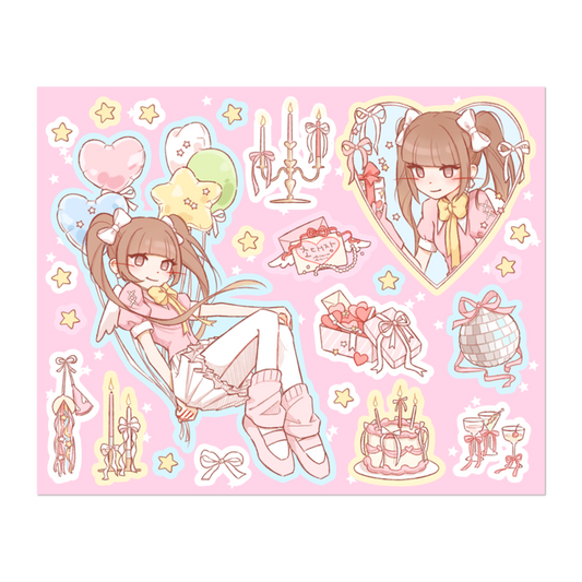 [Roontudio] Party Girl Sticker Sheet
