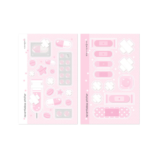 [Nevertheless] Heart-Healing Deco Sticker Sheet (2 ver.)