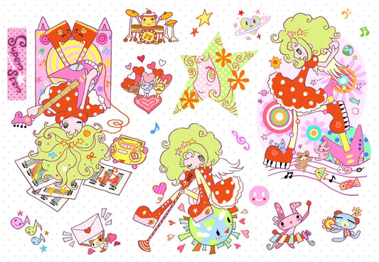 [Jal Ja] mini.mini Super Star Ver Sticker Sheet