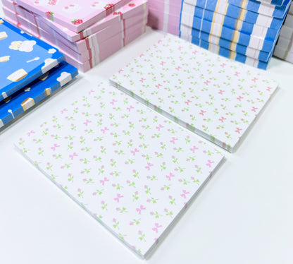 [borahstudio] Coquette Rose Memo Pad