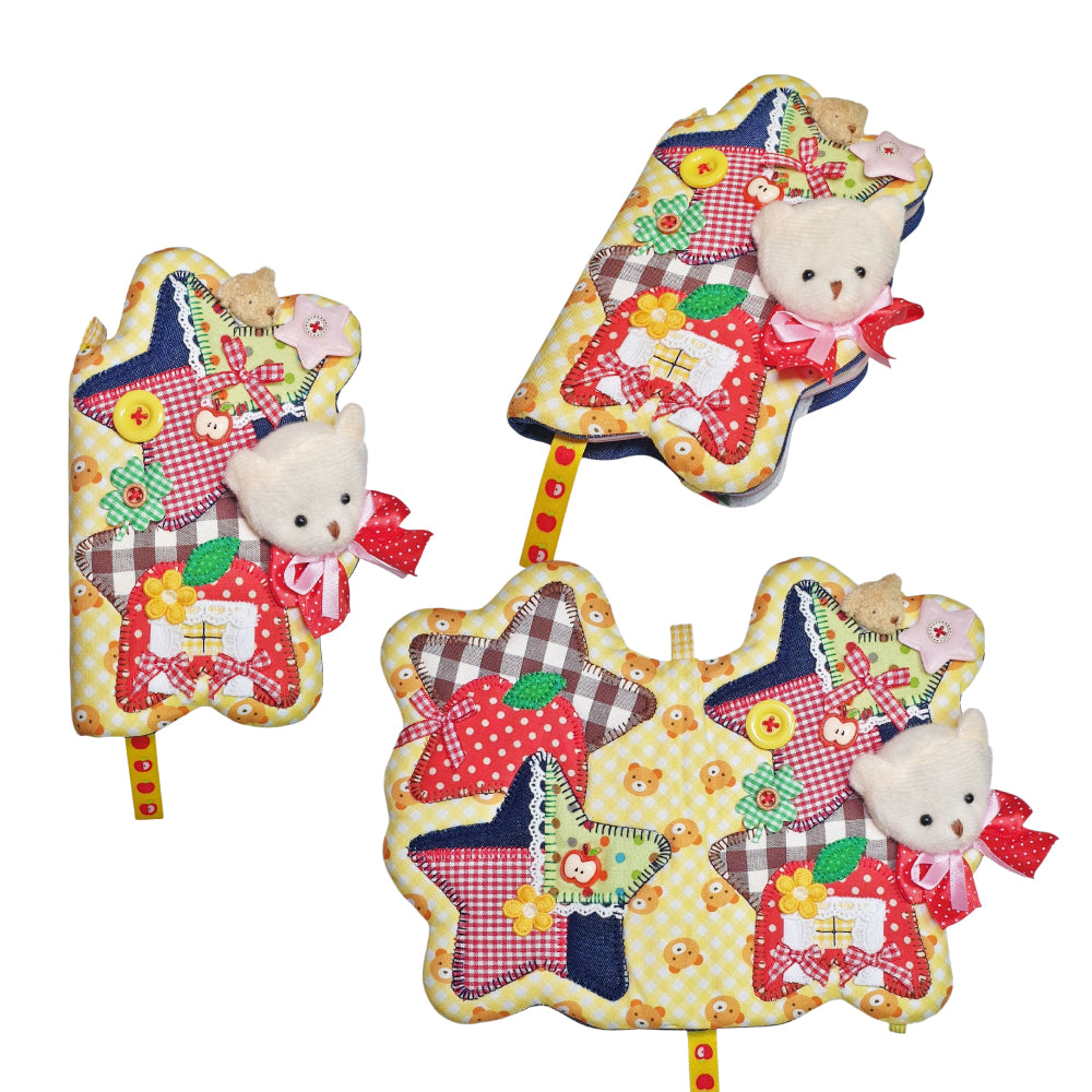 [jumpjumpheart] Colorful Apple Star Diary Cover