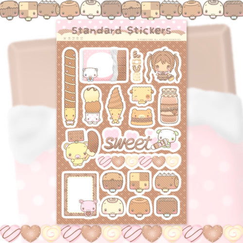 [Pobe Store] Choco Choco Sticker Sheet
