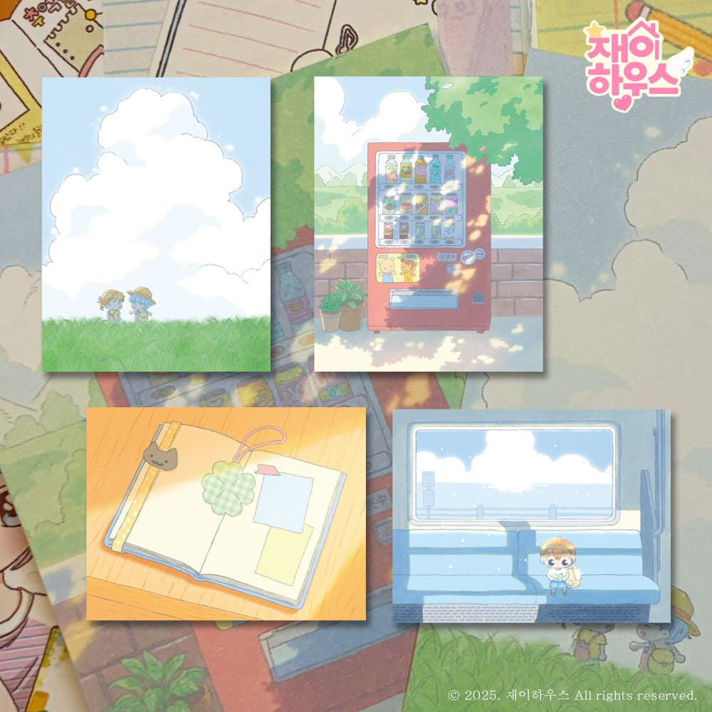 [Jaei House] Background Memo Sticker Set