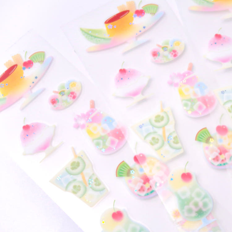 [Pearly Button] Sugar Chilling Sticker Sheet
