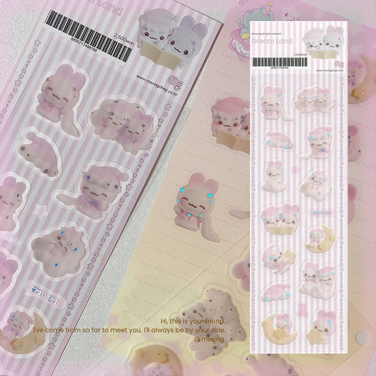 [Mering KR] Dream Land Deco Sticker Sheet
