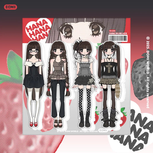 [Domi World] Hana 4 Sticker Sheet