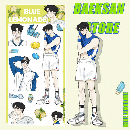 [Team Baeksan] Blue Lemonade Sticker Sheet