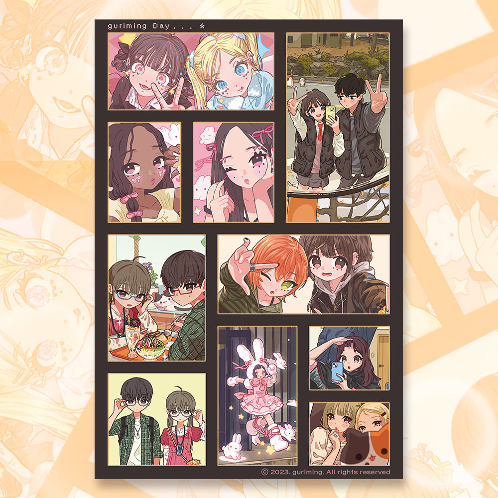 [Guriming] Guriming Day 1 Sticker Sheet