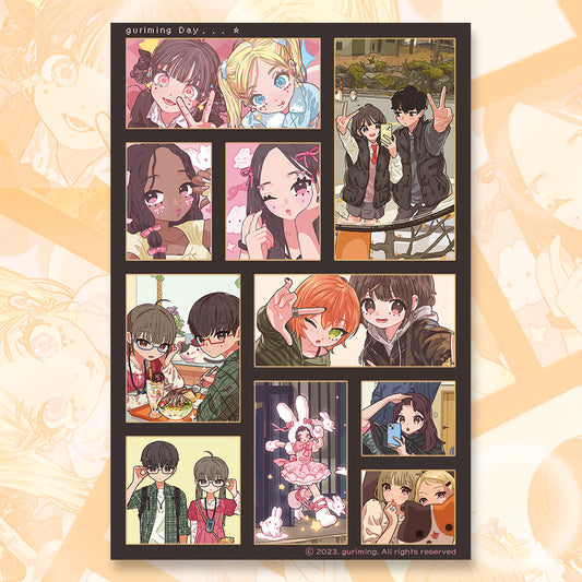 [Guriming] Guriming Day 1 Sticker Sheet