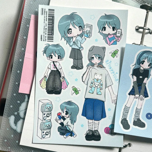 [Zkzk Studio] Shopping Day Sticker Sheet