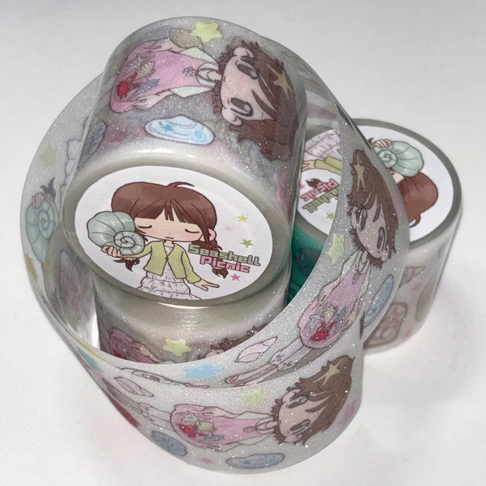 [Zkzk Studio] Seashell Picnic Kiss Cut Tape