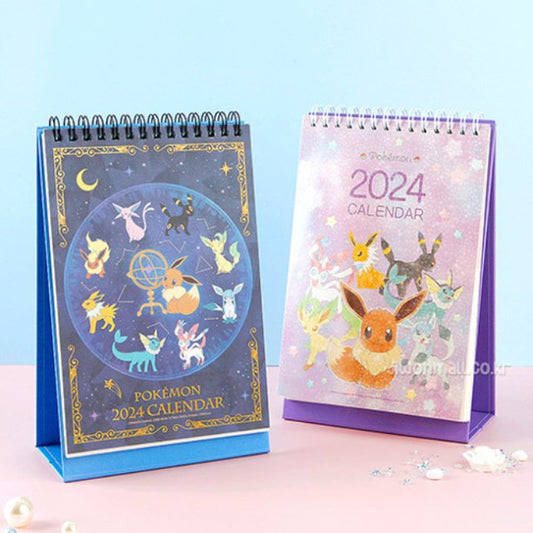 [Pokemon Korea] 2024 Eevee Desk Calendar (2 styles)