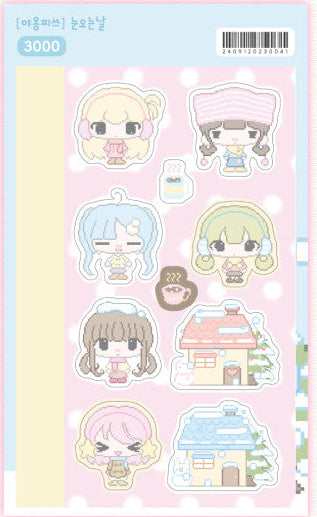 [Yaong Peace] Snowy Day Sticker Sheet