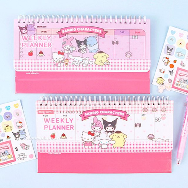 [SanrioKorea] Sanrio Characters Weekly Planner (2 types)