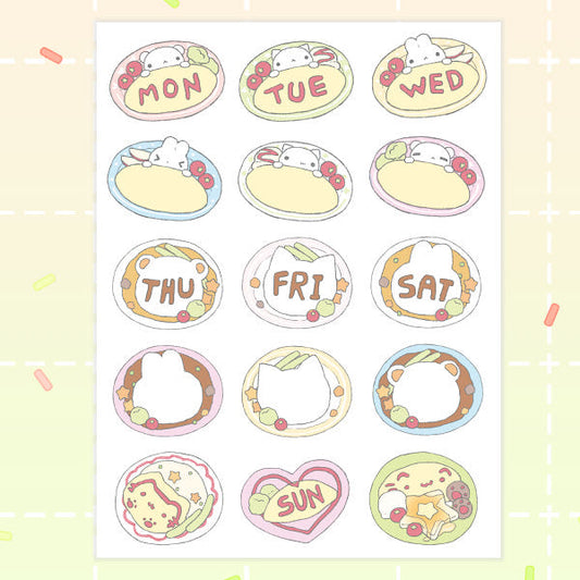 [Rari Days] Omurice Memo Sticker Sheet