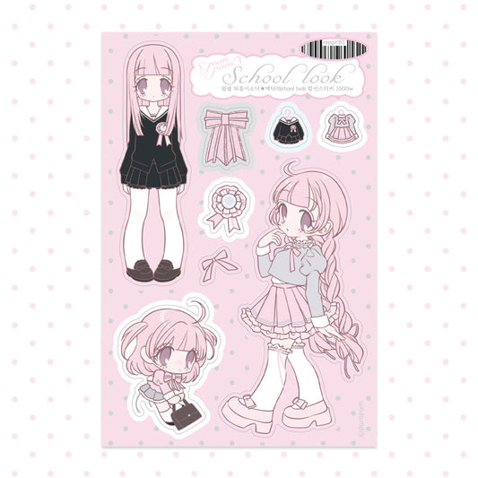 [Rumpumpum] School Look Sticker Sheet