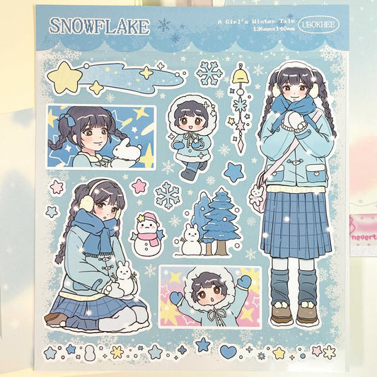 [Ubokhee] A Girl's Winter Tale Sticker Sheet