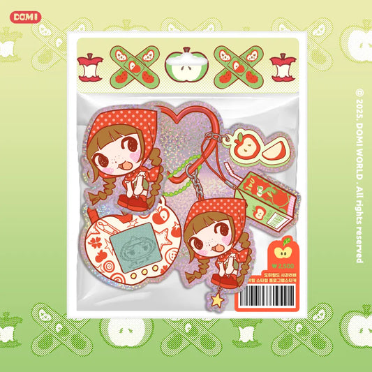 [Domi World] Apple Lover Keyring Sticker Sheet