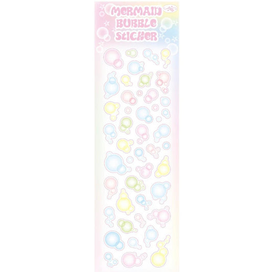[Pearly Button] Mermaid Bubble Deco Sticker Sheet