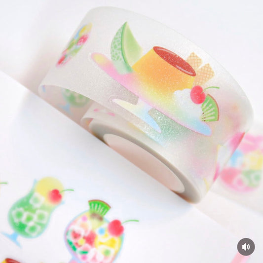 [Pearly Button] Sugar Chilling Kiss Cut Masking Tape