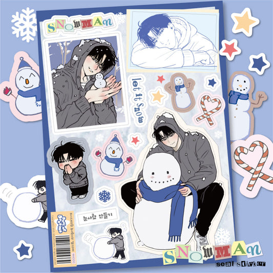 [Doci of Dreams] Snowman Boy Sticker Sheet