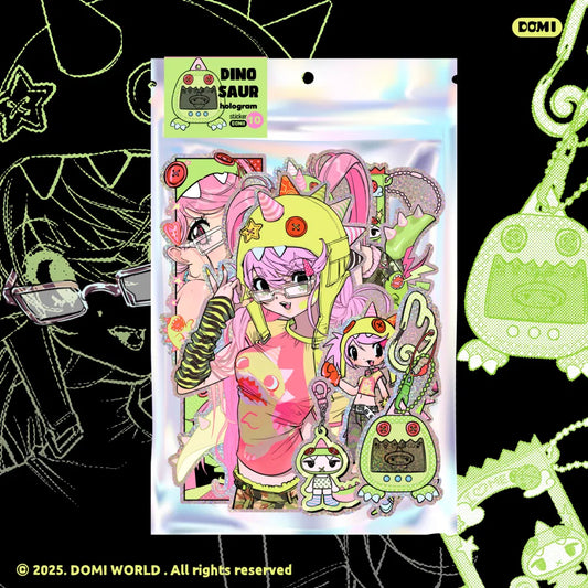 [Domi World] Dinosaur Hologram Sticker Set