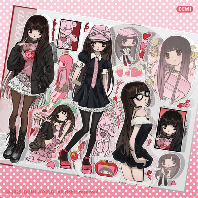[Domi World] Hana Collection Sticker Sheet