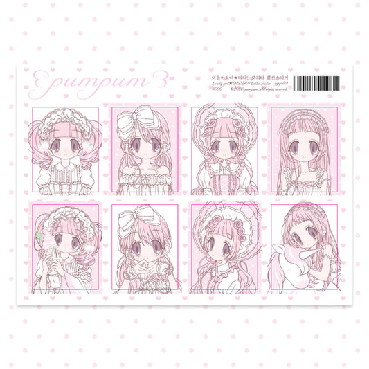 [Rumpumpum] Lolita Sticker Sheet