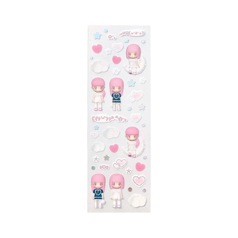 [Coral Tree] Baby Doll (Pink) Deco Sticker