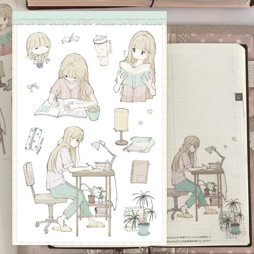[Soso Hehe] Let's Study Sticker Sheet