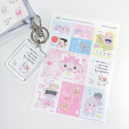 [Seok Sae Nal] Sticker Picture Deco Sticker Sheet